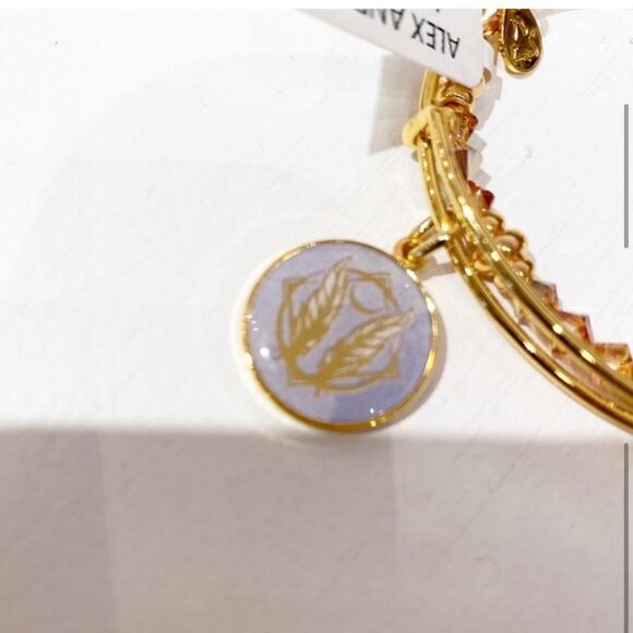 Alex and Ani Godspeed Art Infusion Crescent Moon, Feathers and Beads Bangle Set - Picture 5 of 16